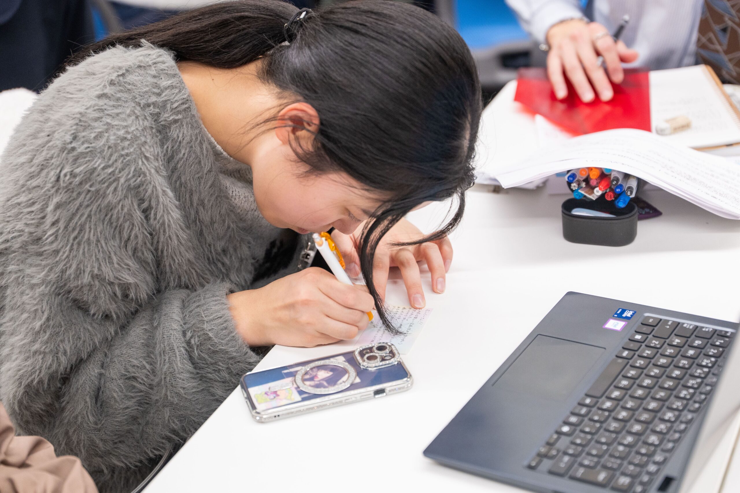 サンキューカード記入